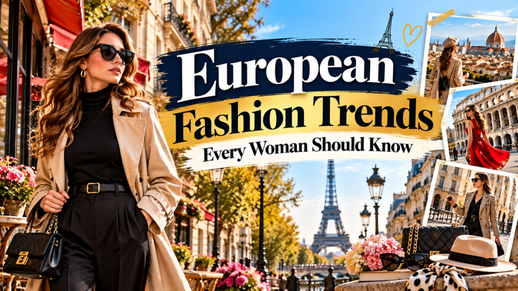 Classic European Fashion Trends Every Woman Should Know 1 European Fashion Trends Every Woman Should Know