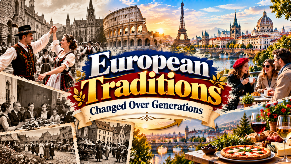 European Traditions Changed Over Generations