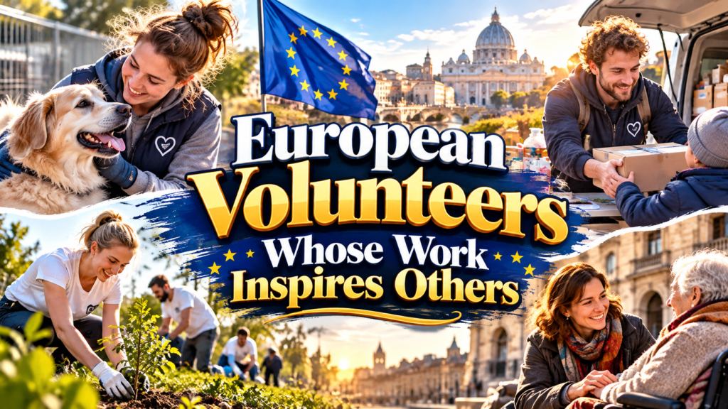 European Volunteers Whose Work Inspires Others Complete Info 1 European Volunteers Whose Work Inspires Others