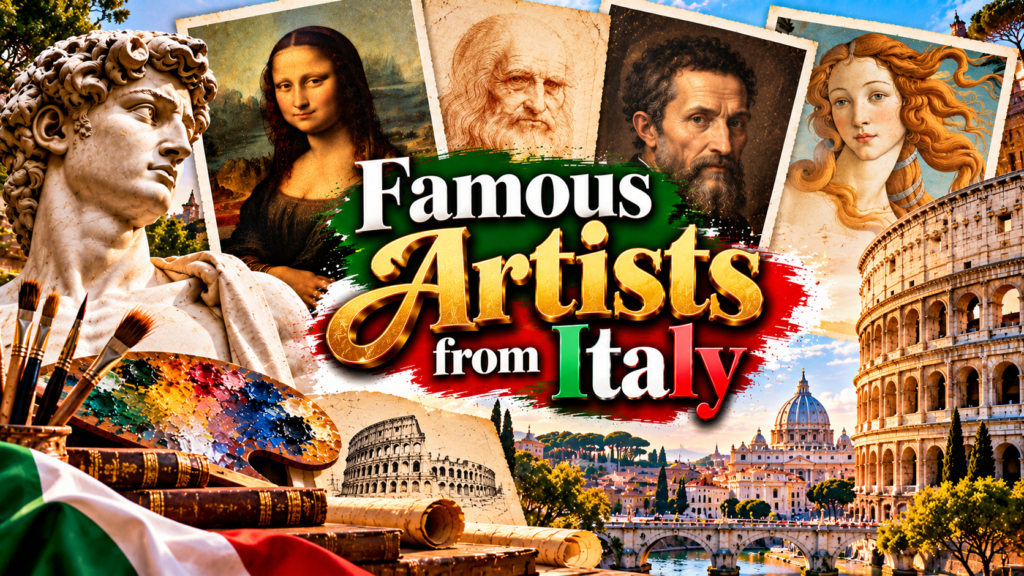 Most Famous Artists from Italy Need To Know Everything 1 Famous Artists from Italy
