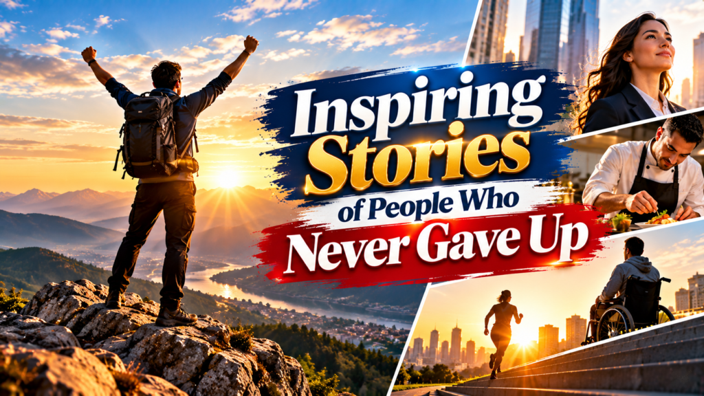 Inspiring Stories of People Who Never Gave Up