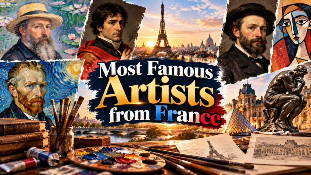 Europe SAGA 6 Most Famous Artists from France
